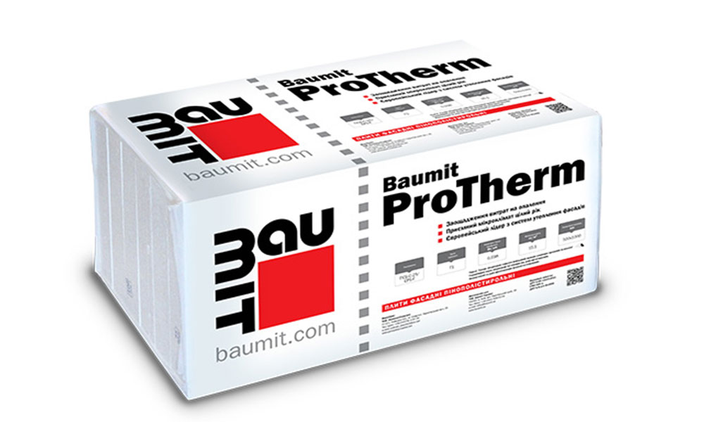 Фасадные пенополистирольные плиты Baumit ProTherm